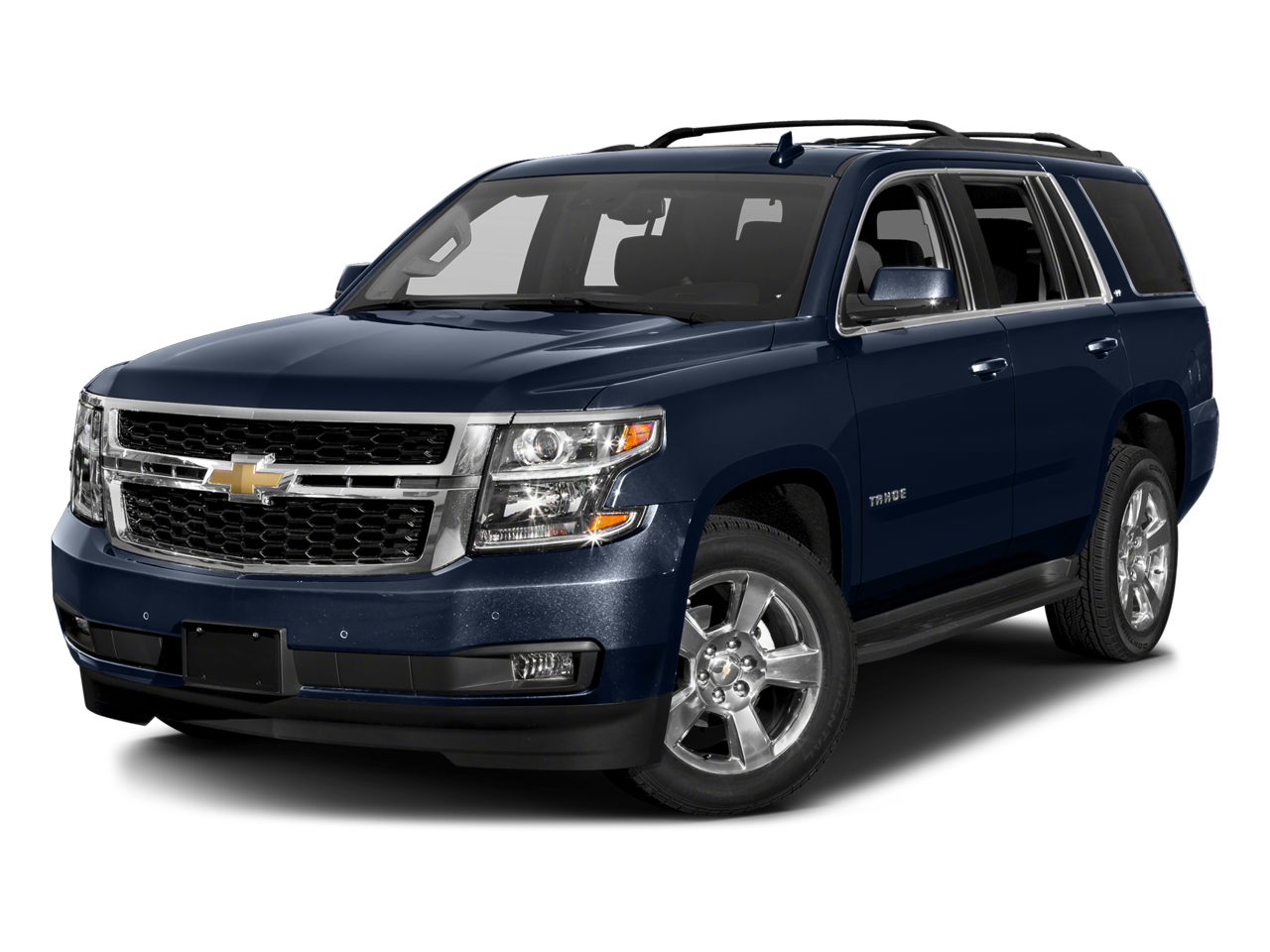 2017 Chevrolet Tahoe LT in Blue Velvet Metallic — front three-quarter view