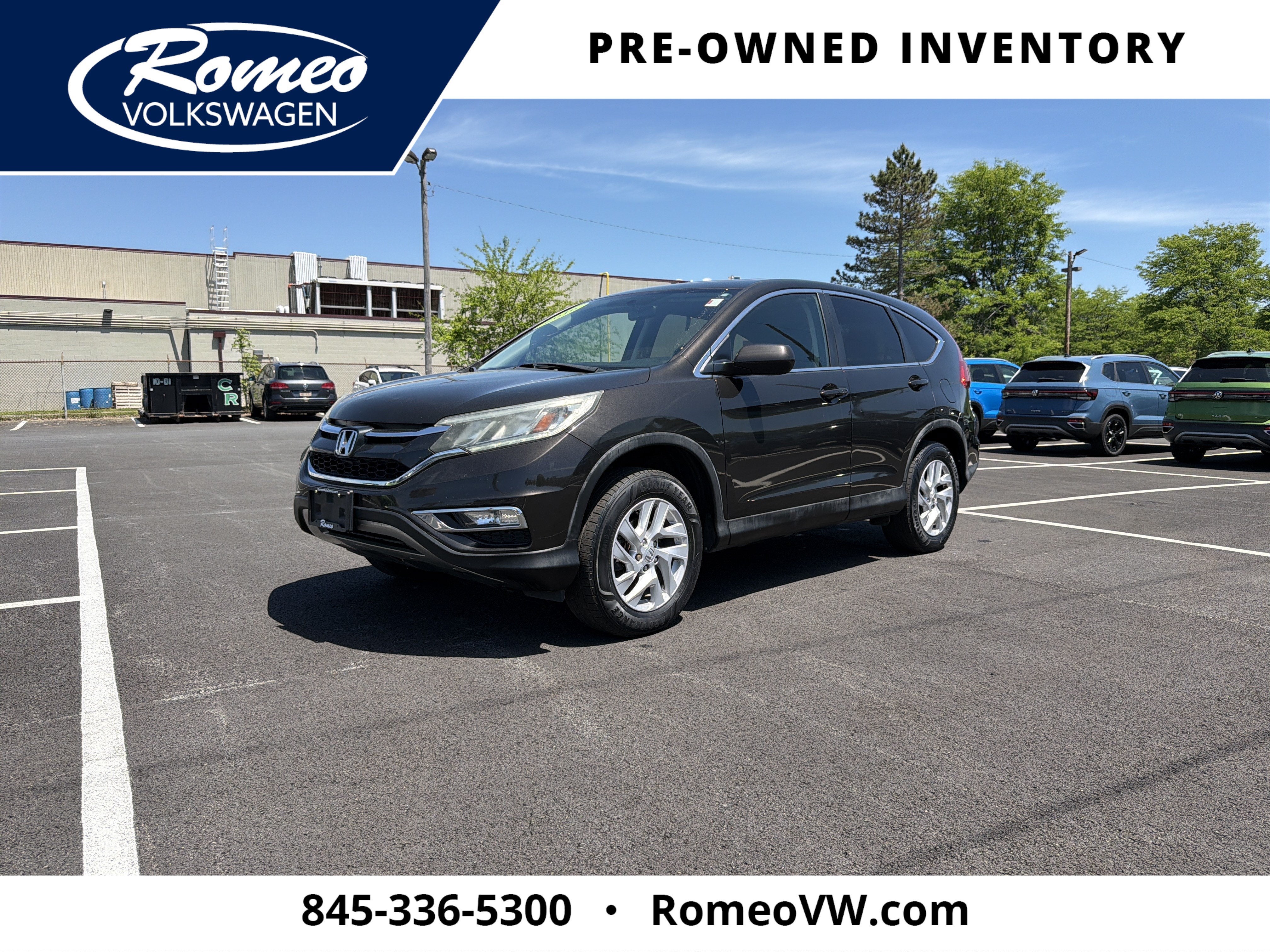 2016 Honda CR-V EX in Brown — front three-quarter view